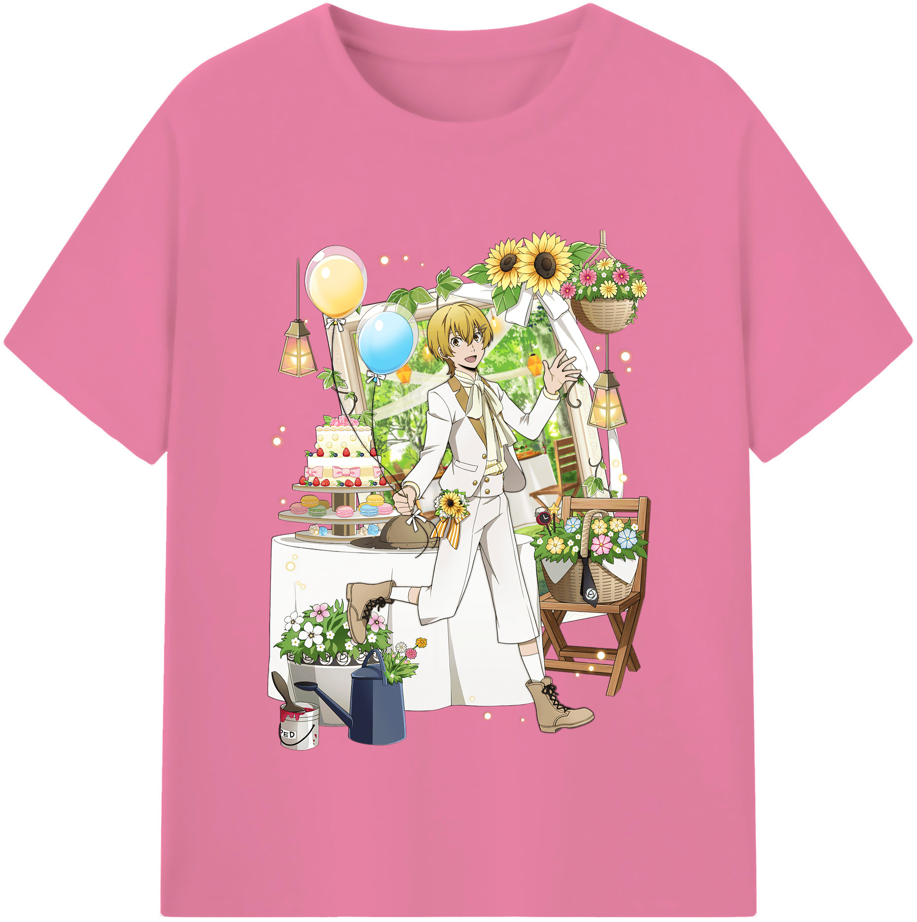 （画像用） 文豪ストレイドッグス Bungo Stray Dogs 綿100％半袖Tシャツ（フロントプリント）